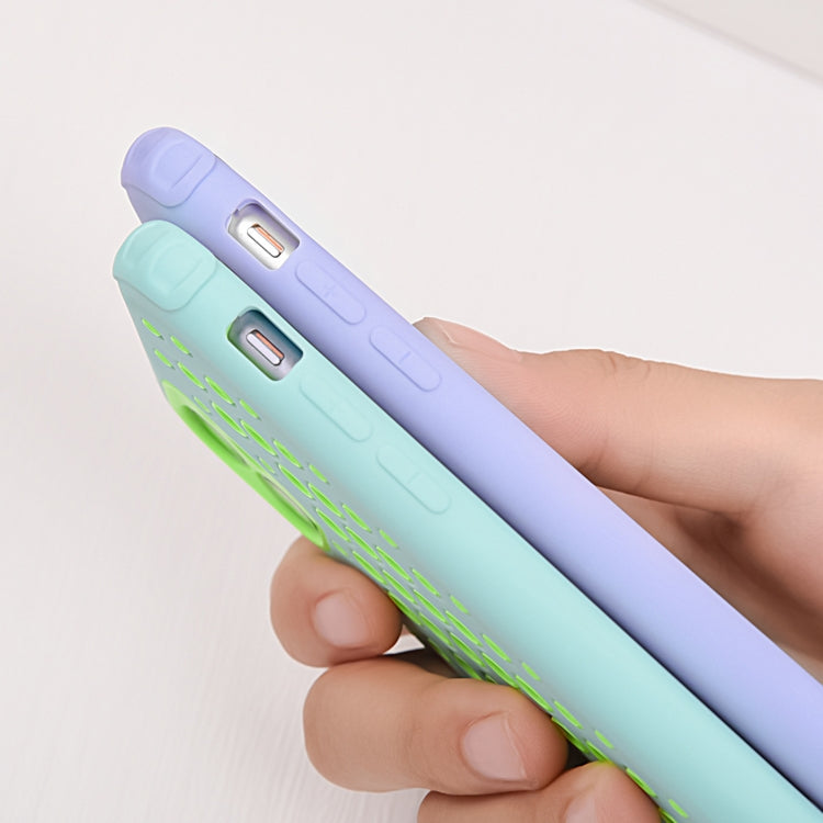 For iPhone 11 Pro Candy Color Mesh Heat Dissipation TPU Protective Case