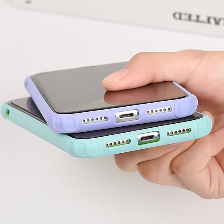 For iPhone 12 Pro Candy Color Mesh Heat Dissipation TPU Protective Case