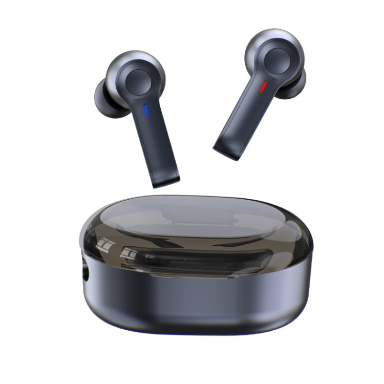 HDW-R22 IPX67 Waterproof Heavy Bass Touch Bluetooth Earphone with Magnetic Charging Box & Three-screen Battery Display