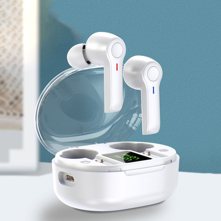 HDW-R22 IPX67 Waterproof Heavy Bass Touch Bluetooth Earphone with Magnetic Charging Box & Three-screen Battery Display