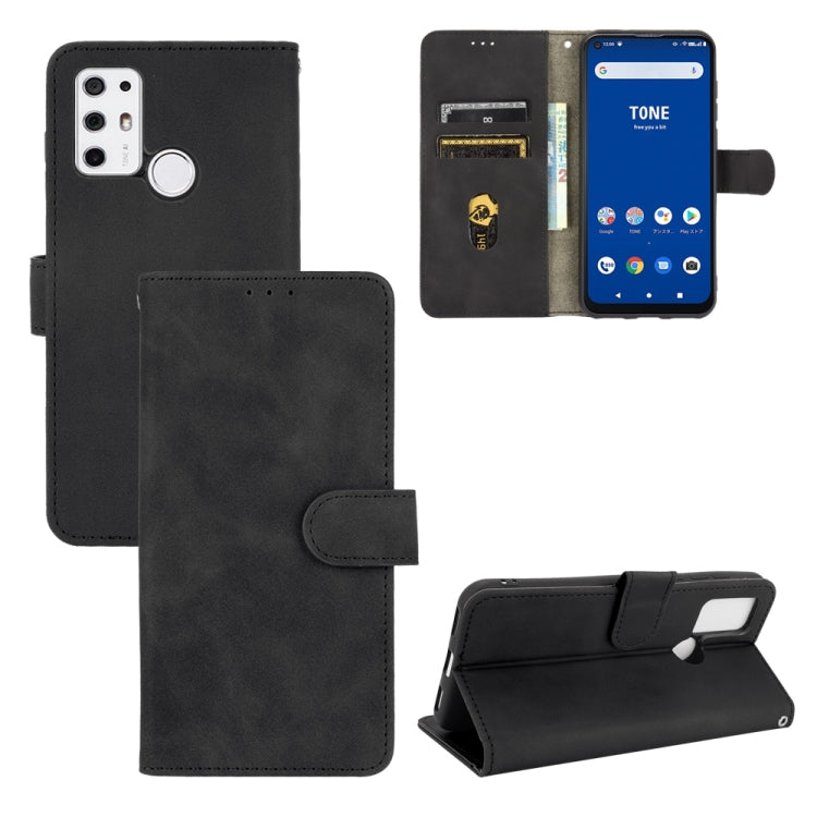 For Tone e21 Solid Color Skin Feel Magnetic Buckle Horizontal Flip Calf Texture PU Leather Case with Holder & Card Slots & Wallet