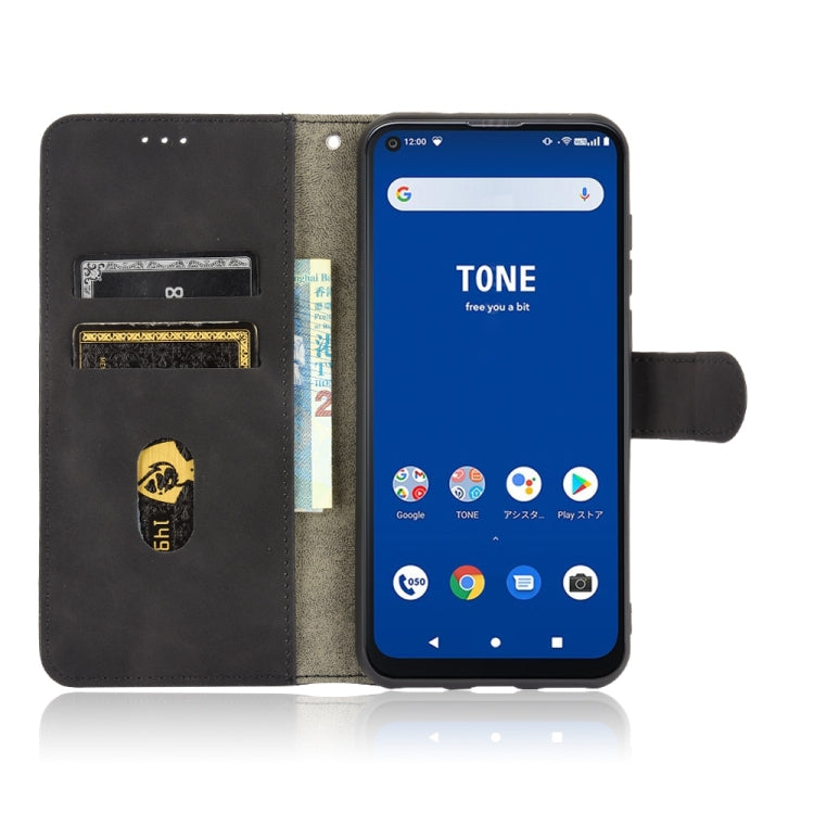 For Tone e21 Solid Color Skin Feel Magnetic Buckle Horizontal Flip Calf Texture PU Leather Case with Holder & Card Slots & Wallet