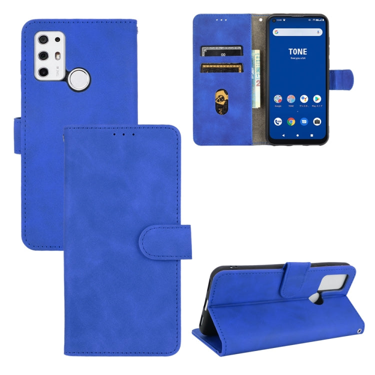 For Tone e21 Solid Color Skin Feel Magnetic Buckle Horizontal Flip Calf Texture PU Leather Case with Holder & Card Slots & Wallet