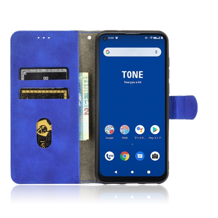 For Tone e21 Solid Color Skin Feel Magnetic Buckle Horizontal Flip Calf Texture PU Leather Case with Holder & Card Slots & Wallet