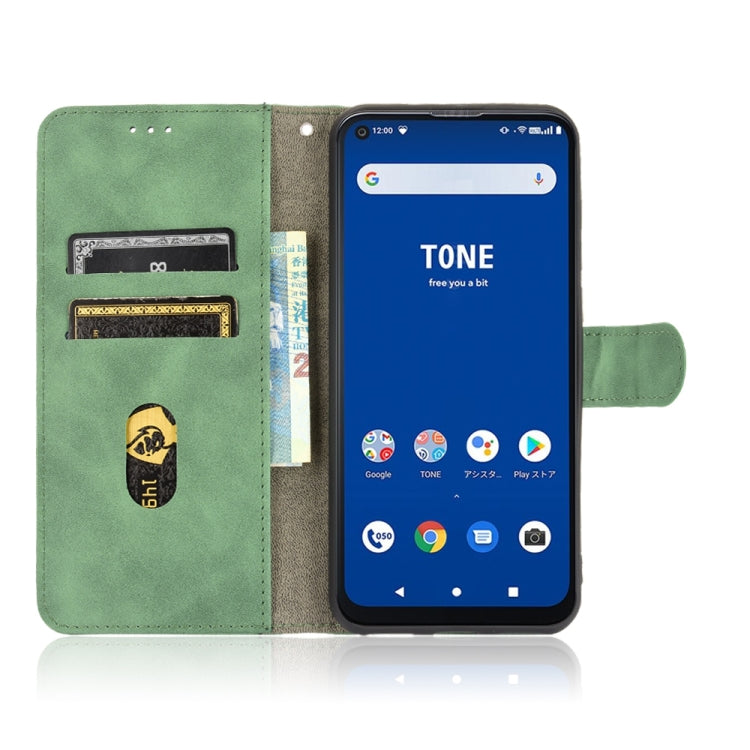 For Tone e21 Solid Color Skin Feel Magnetic Buckle Horizontal Flip Calf Texture PU Leather Case with Holder & Card Slots & Wallet