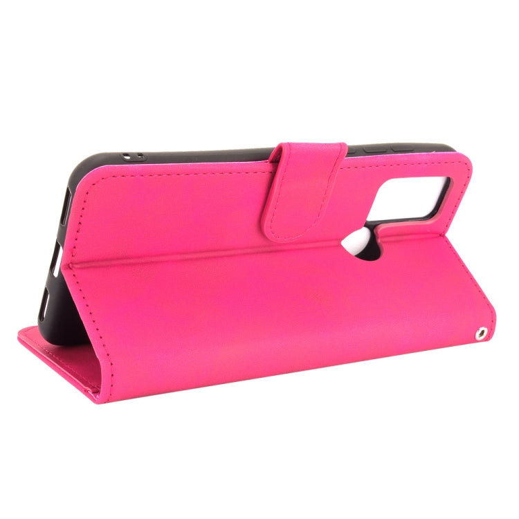 For Tone e21 Solid Color Skin Feel Magnetic Buckle Horizontal Flip Calf Texture PU Leather Case with Holder & Card Slots & Wallet