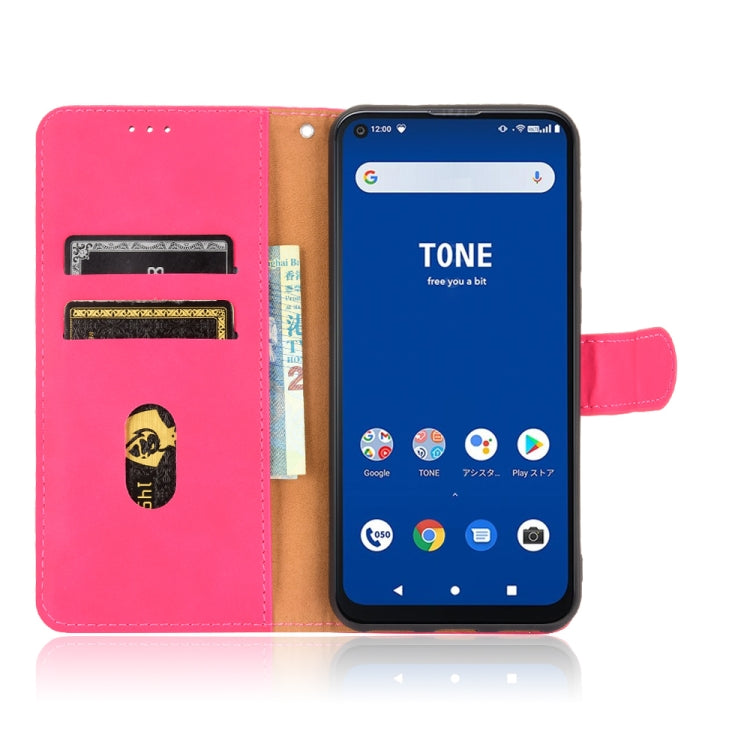 For Tone e21 Solid Color Skin Feel Magnetic Buckle Horizontal Flip Calf Texture PU Leather Case with Holder & Card Slots & Wallet