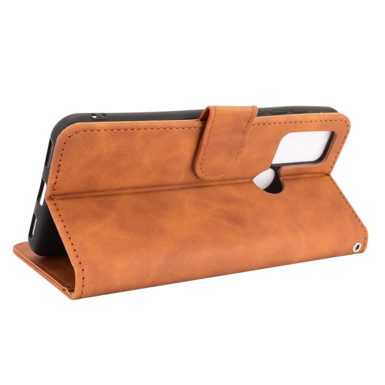 For Tone e21 Solid Color Skin Feel Magnetic Buckle Horizontal Flip Calf Texture PU Leather Case with Holder & Card Slots & Wallet