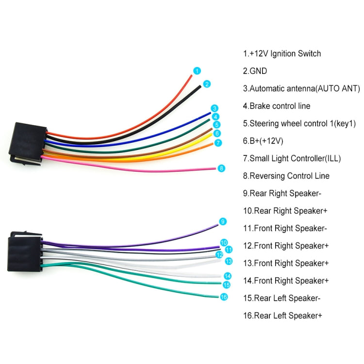 Q3515 7 inch Car Touch Screen HD MP5 Carplay Bluetooth Player Reversing Image All-in-one Machine, Style:Standard + 4LEDs Light Camera