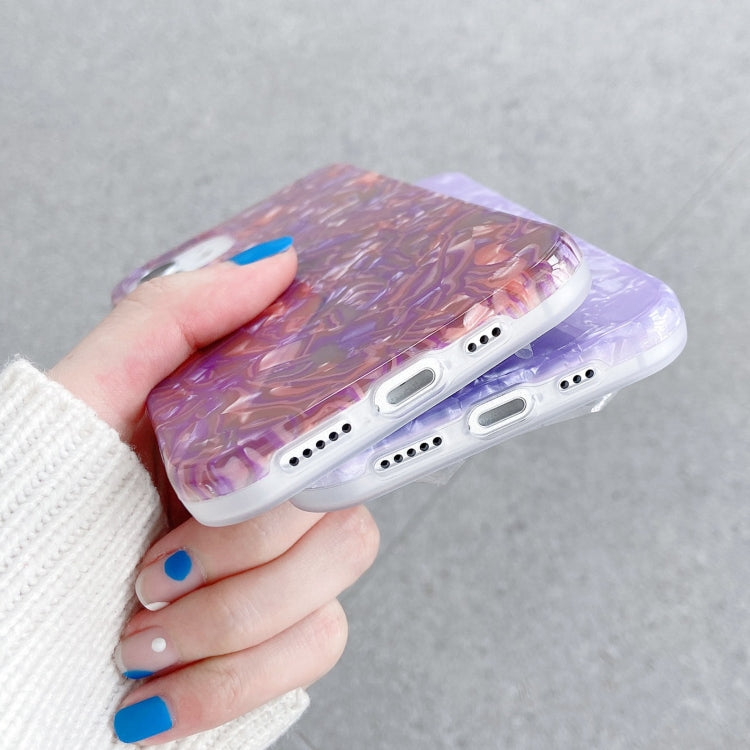 For iPhone 11 Pro Max Shell Texture IMD Half-coverage TPU Protective Case