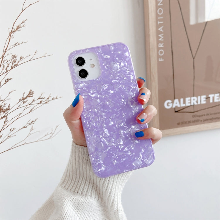 For iPhone 12 / 12 Pro Shell Texture IMD Half-coverage TPU Protective Case