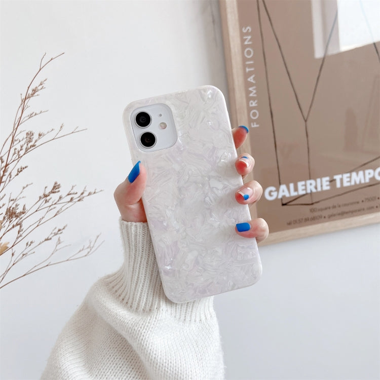 For iPhone 12 Pro Max Shell Texture IMD Half-coverage TPU Protective Case