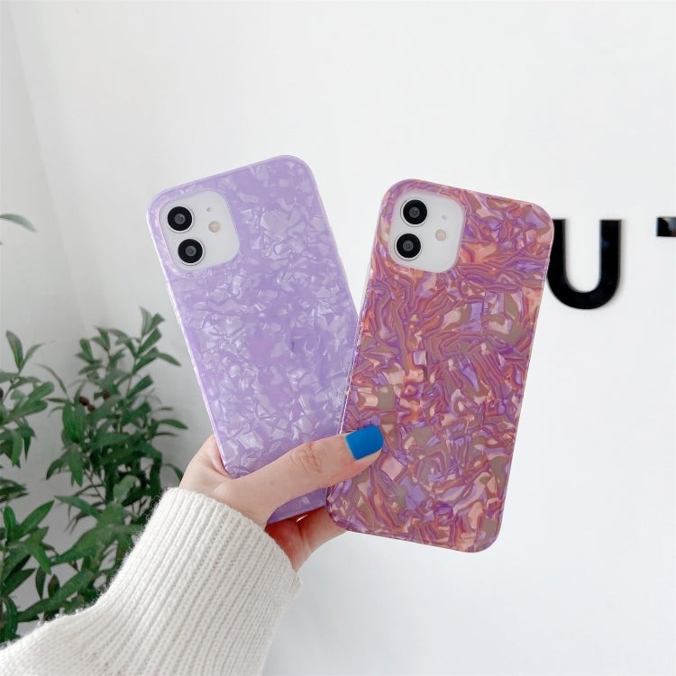 For iPhone 12 Pro Max Shell Texture IMD Half-coverage TPU Protective Case