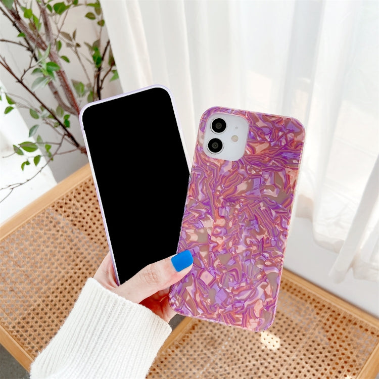 For iPhone 12 Pro Max Shell Texture IMD Half-coverage TPU Protective Case