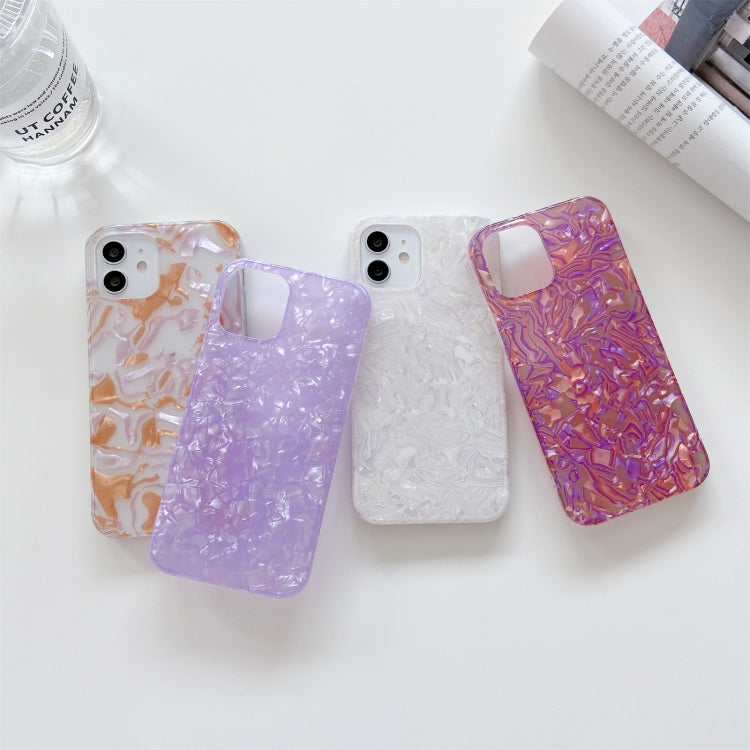 For iPhone 12 Pro Max Shell Texture IMD Half-coverage TPU Protective Case