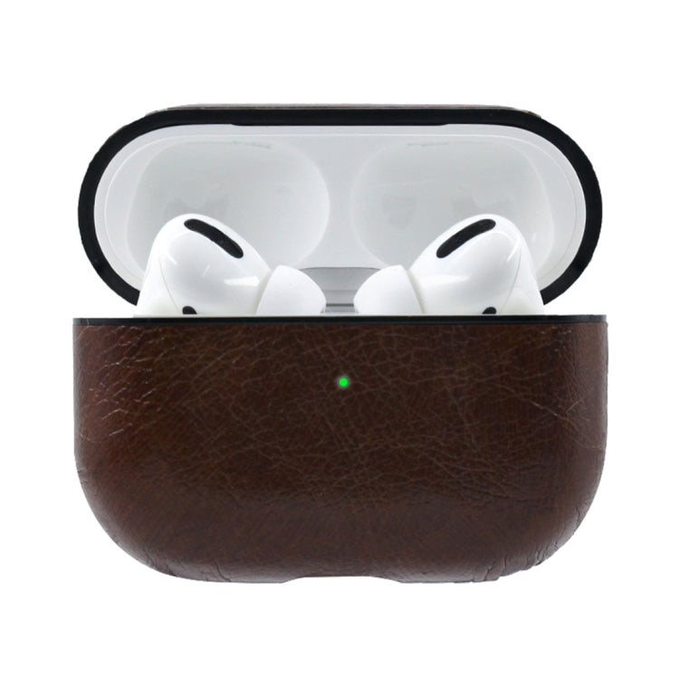 For Apple AirPods Pro Genuine Leather Wireless Earphone Protective Case
