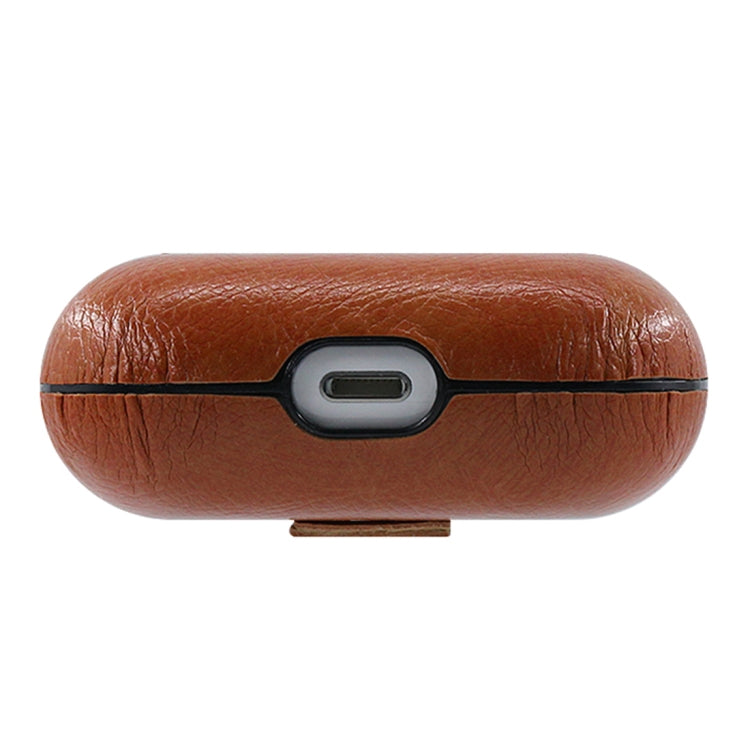 For Apple AirPods Pro Genuine Leather Wireless Earphone Protective Case