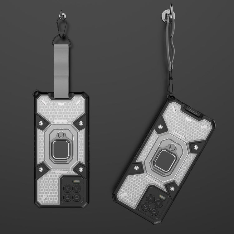 For OPPO Realme 8 Space PC+TPU Ring Holder Protective Case