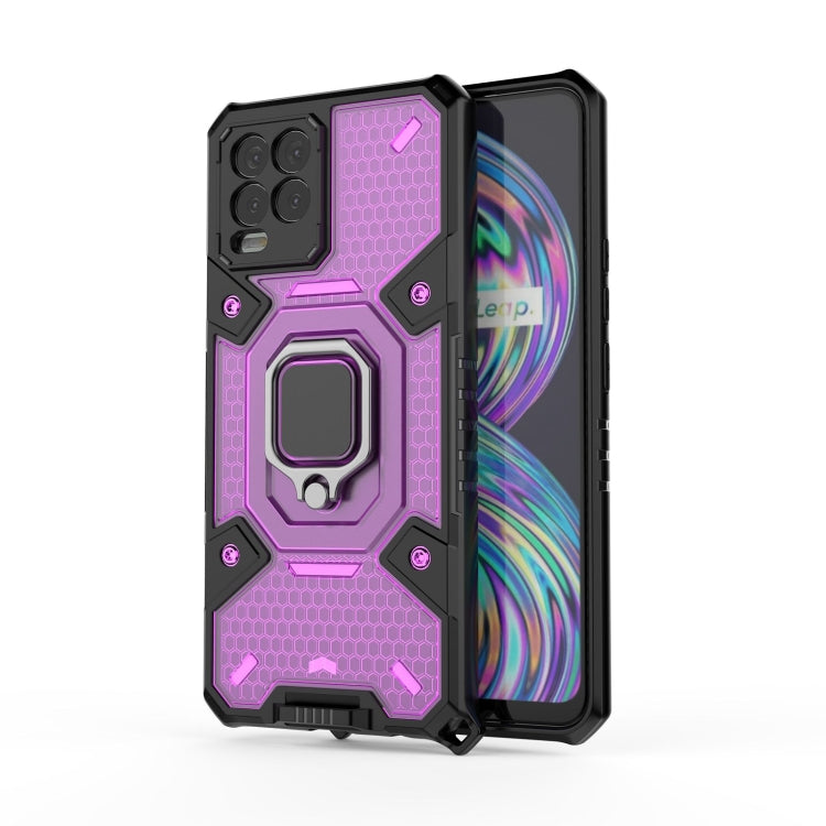 For OPPO Realme 8 Space PC+TPU Ring Holder Protective Case