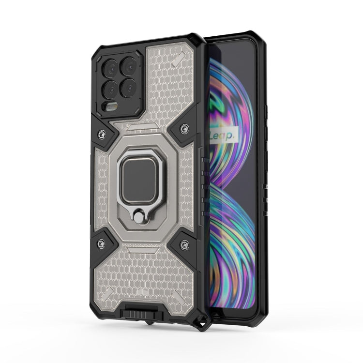 For OPPO Realme 8 Space PC+TPU Ring Holder Protective Case