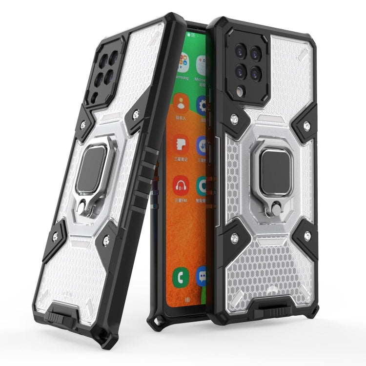 For Samsung Galaxy A42 5G Space PC+TPU Ring Holder Protective Case