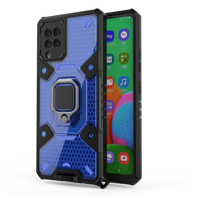 For Samsung Galaxy A42 5G Space PC+TPU Ring Holder Protective Case