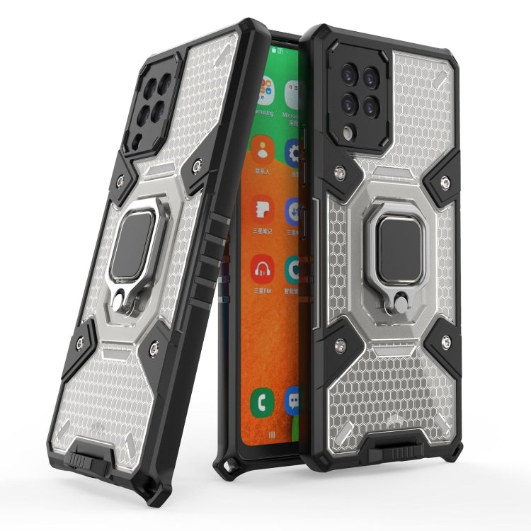 For Samsung Galaxy A42 5G Space PC+TPU Ring Holder Protective Case