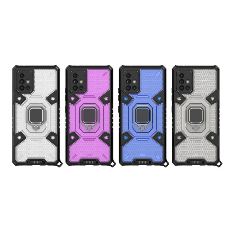 For Samsung Galaxy A71 5G Space PC+TPU Ring Holder Protective Case