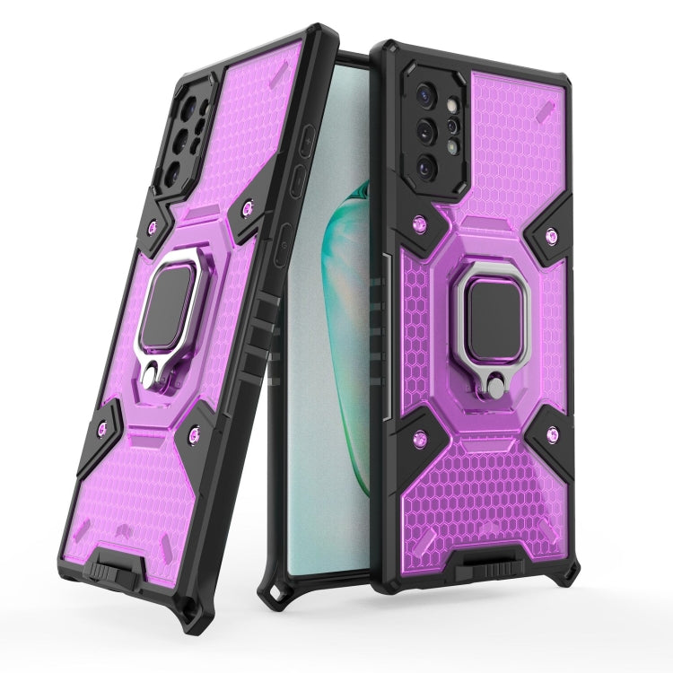 For Samsung Galaxy Note10+ Space PC+TPU Ring Holder Protective Case