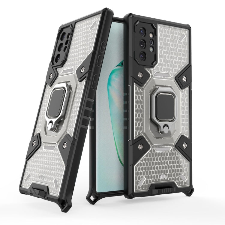 For Samsung Galaxy Note10+ Space PC+TPU Ring Holder Protective Case