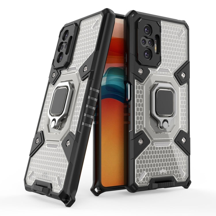 For Xiaomi Redmi Note 10 Pro Space PC+TPU Ring Holder Protective Case