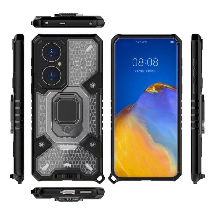 For Huawei P50 Space PC+TPU Ring Holder Protective Case