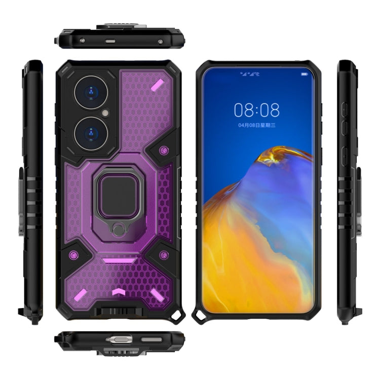 For Huawei P50 Space PC+TPU Ring Holder Protective Case