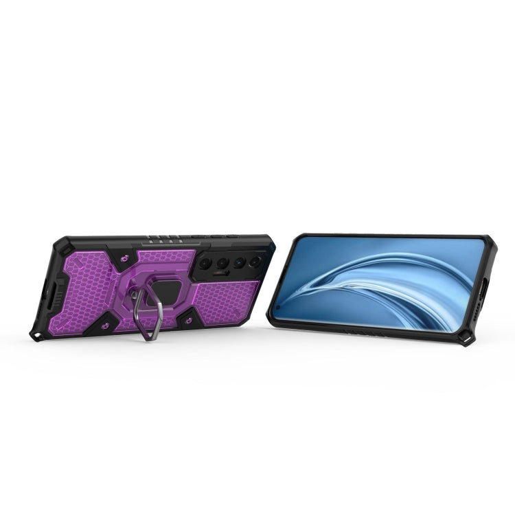 For Xiaomi Mi 10S Space PC+TPU Ring Holder Protective Case