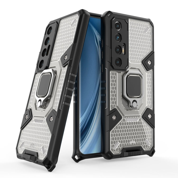For Xiaomi Mi 10S Space PC+TPU Ring Holder Protective Case