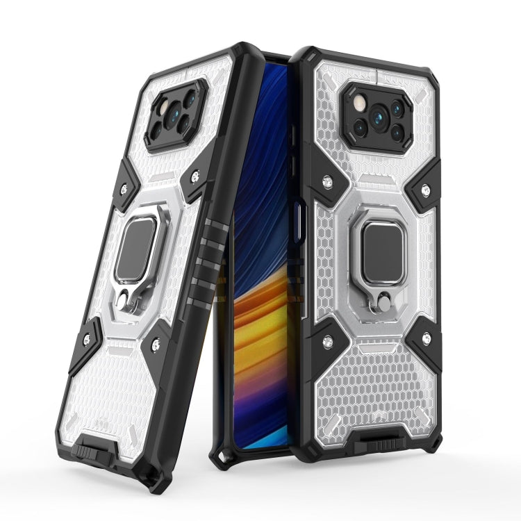 For Xiaomi Poco X3 NFC Space PC+TPU Ring Holder Protective Case