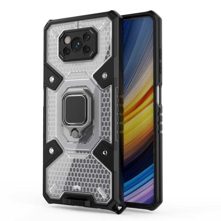 For Xiaomi Poco X3 NFC Space PC+TPU Ring Holder Protective Case