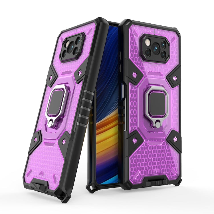 For Xiaomi Poco X3 NFC Space PC+TPU Ring Holder Protective Case