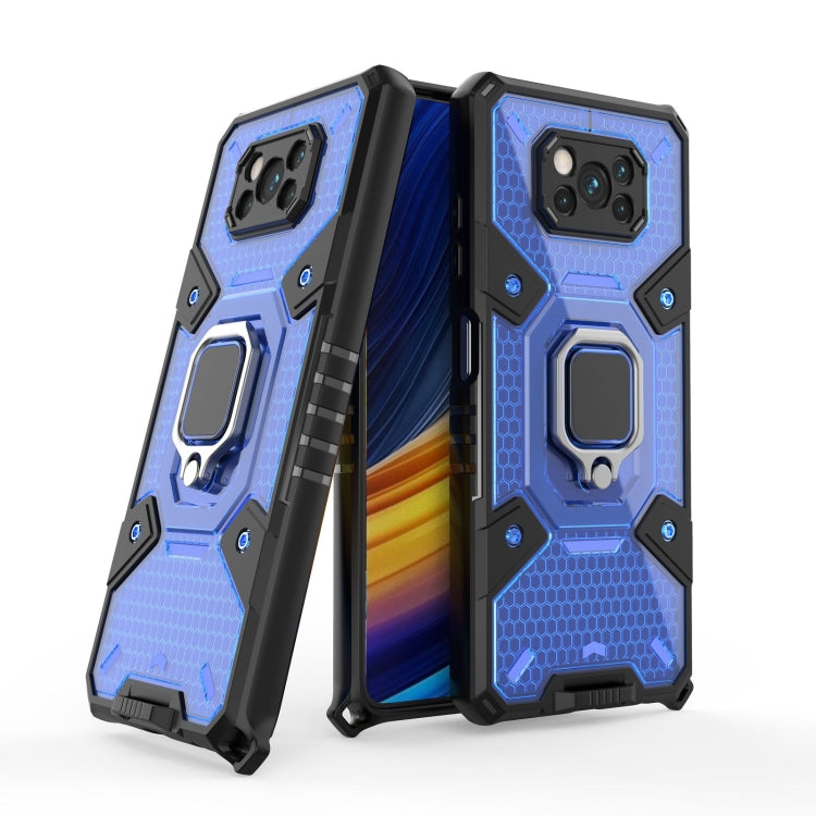 For Xiaomi Poco X3 NFC Space PC+TPU Ring Holder Protective Case