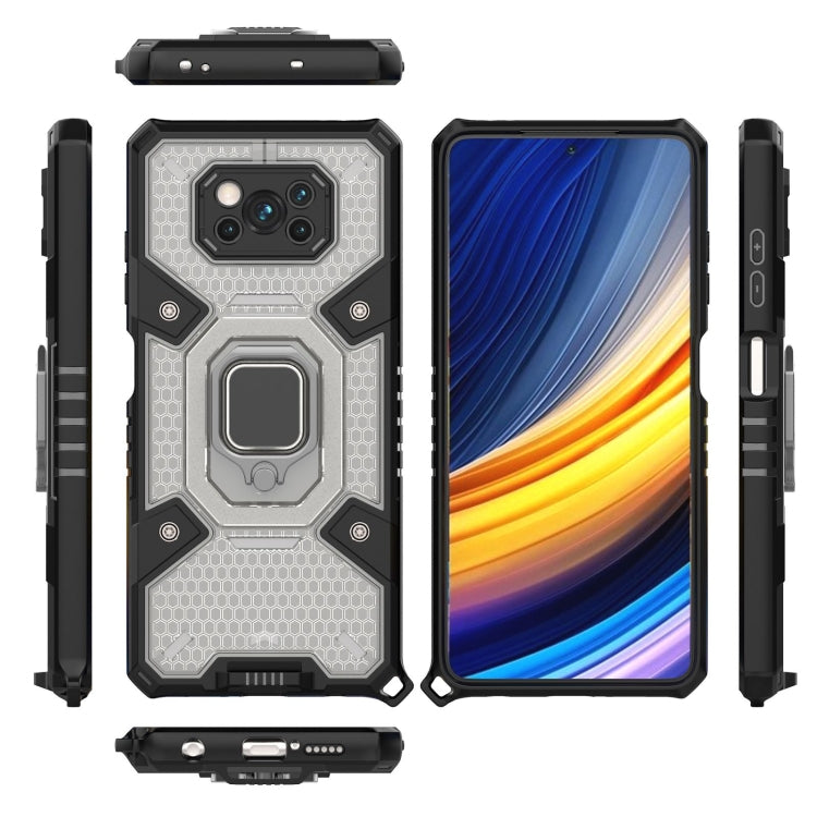 For Xiaomi Poco X3 NFC Space PC+TPU Ring Holder Protective Case