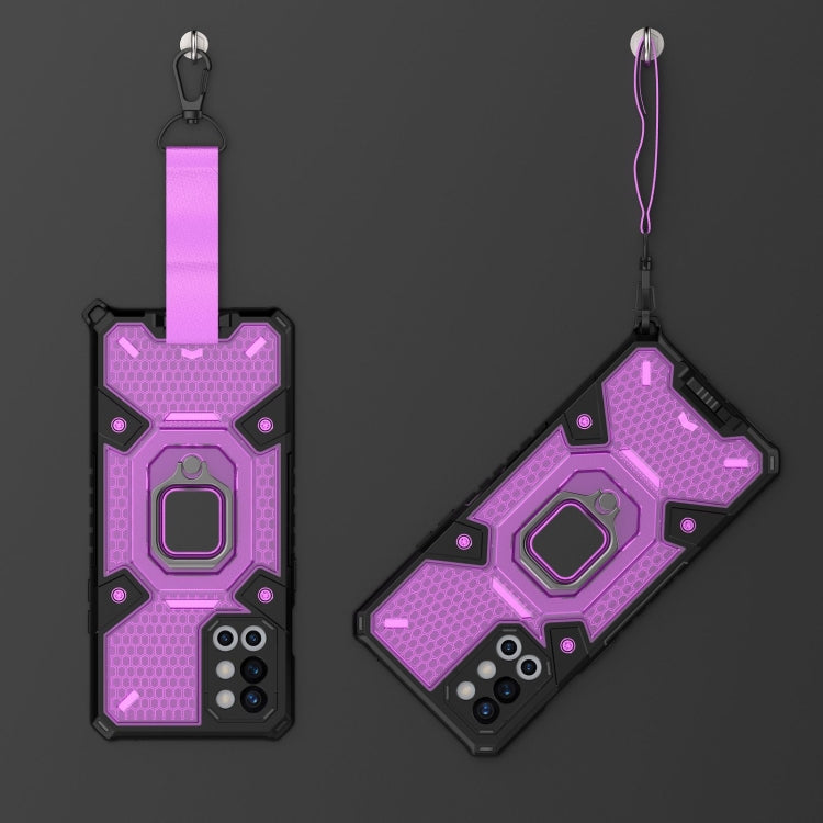 For OnePlus 9R Space PC+TPU Ring Holder Protective Case