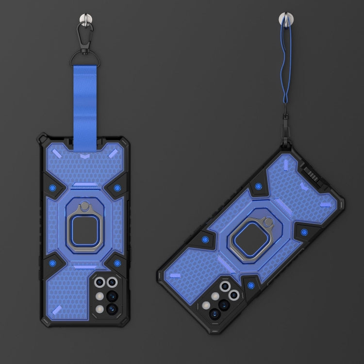 For OnePlus 9R Space PC+TPU Ring Holder Protective Case