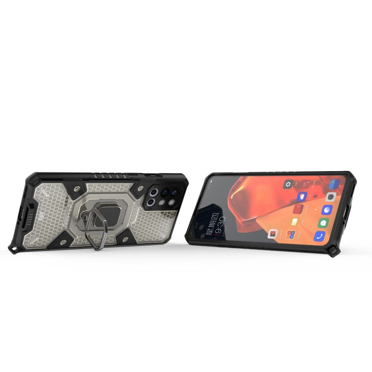 For OnePlus 9R Space PC+TPU Ring Holder Protective Case