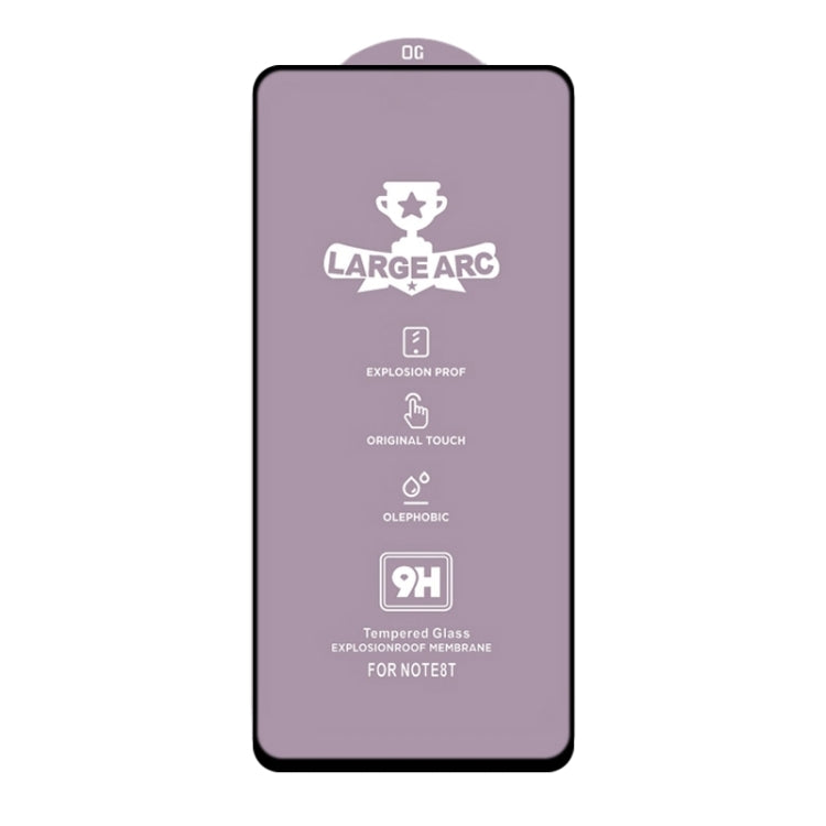 For Samsung Galaxy A52 4G 9H HD Large Arc High Alumina Full Screen Tempered Glass Film