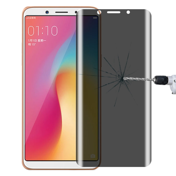 For OPPO A73 9H Surface Hardness 180 Degree Privacy Anti Glare Screen Protector