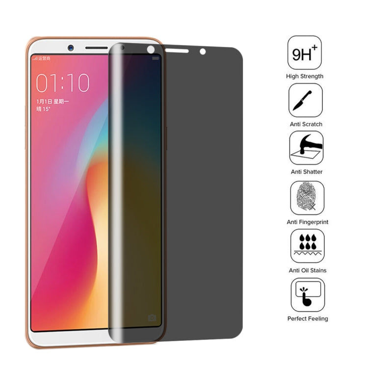 For OPPO A73 9H Surface Hardness 180 Degree Privacy Anti Glare Screen Protector