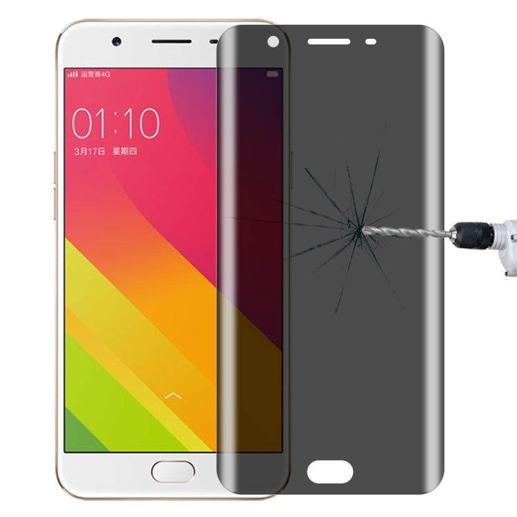For OPPO A59 9H Surface Hardness 180 Degree Privacy Anti Glare Screen Protector