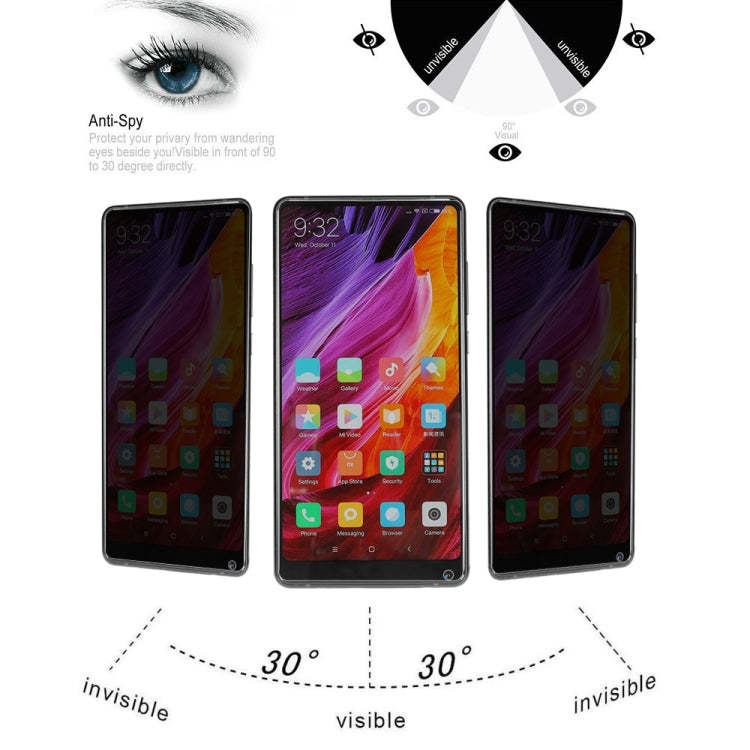 For Xiaomi Mix 2 9H Surface Hardness 180 Degree Privacy Anti Glare Screen Protector