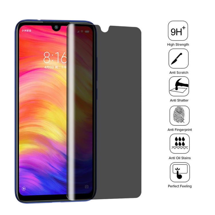 For Xiaomi Redmi Note 7 9H Surface Hardness 180 Degree Privacy Anti Glare Screen Protector