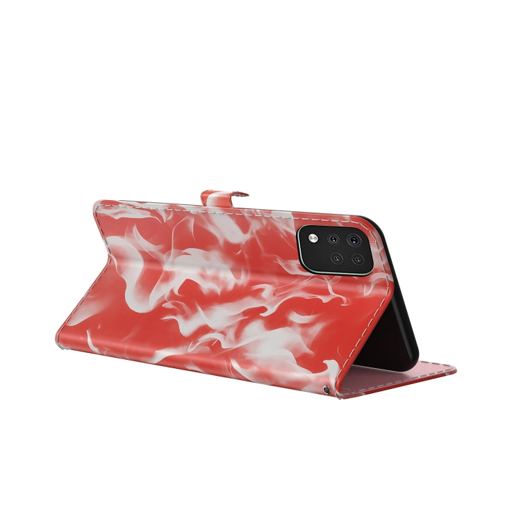 For LG K42 Cloud Fog Pattern Horizontal Flip Leather Case with Holder & Card Slot & Wallet